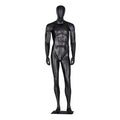 Manechin vitrina full body din fibra de sticla – model barbat sau femeie, cu cap tip ou si baza metalica