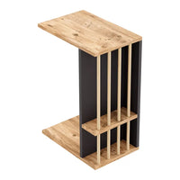 Masuta laterala cu roti, tip C, compacta, stil scandinav, 64 x 44 x 28,7 cm - imagine 8