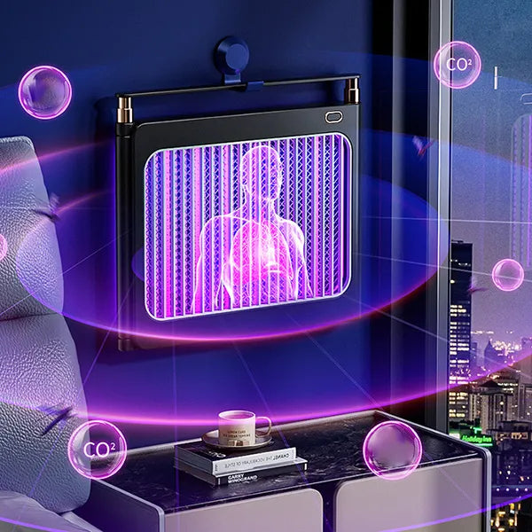 Lampa anti-tantari UV portabila cu incarcare Type-C si baterie 4000 mAh