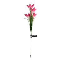 Set 2  lampi solare tip crin 75 cm pentru gradina iluminare decorativa exterior - imagine 9