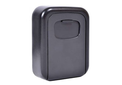 Mini cutie seif din metal pentru pastrat chei sau obiecte mici cu inchidere cu cifru, aluminiu
