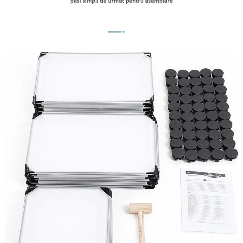 Dulap modular pentru copii, 8 rafturi, durabil, 76X37X147 cm, model cu animalute