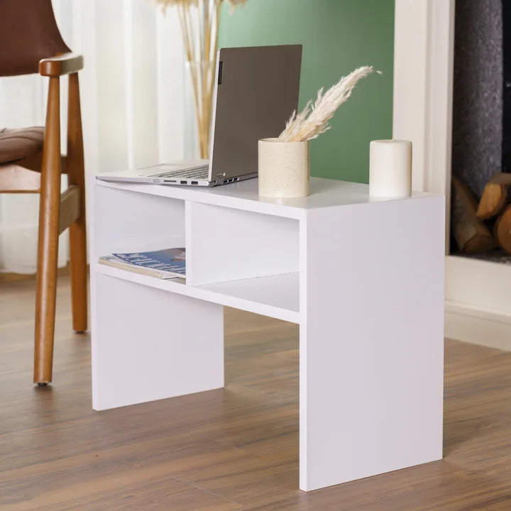 Măsuță multifuncțională din PAL 18 mm, stil scandinav, 44 x 30 cm, inalțime totală 64 cm