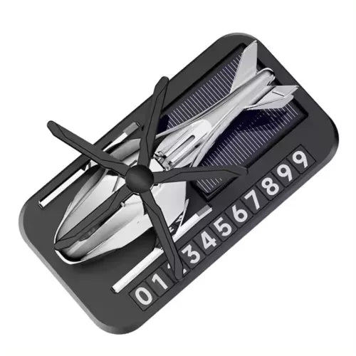 Odorizant solar pentru mașină cu placă de telefon, elicopter, elice, difuzor de parfum