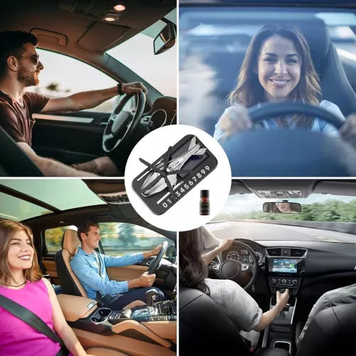 Odorizant solar pentru mașină cu placă de telefon, elicopter, elice, difuzor de parfum