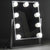 Oglinda machiaj profesionala cu suport metalic, Smart Touch, 9 becuri LED si 3 moduri de iluminare, 26 x 31cm