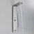 Panou dus hidromasaj inox auriu/argintiu 5 functii