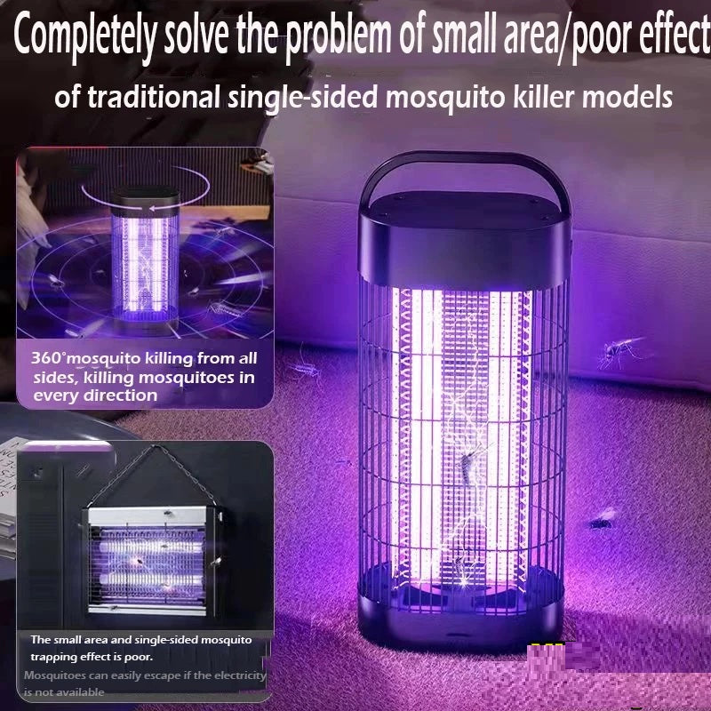 Felinar Electric Anti-Insecte  20W, cu Lumina UV – Silentios, eficient pentru Interior  45 cm