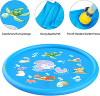 Piscina gonflabila cu stropitoare pentru copii 170x170x15 - imagine 3