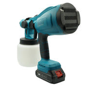 Pistol Electric de vopsea cu 1 acumulator de 48v, 1000ml - 3 moduri de pulverizare, ideal pentru tavane, pereti si garduri