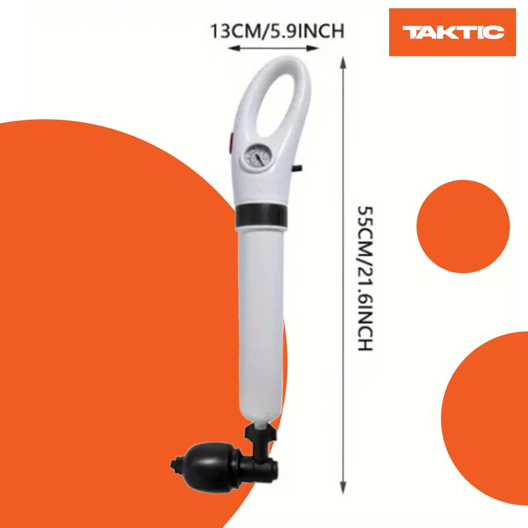 Pompa cu aer comprimat pentru desfundat chiuvete, Instalatii sanitare