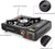 Aragaz portabil camping, aprindere automata, negru