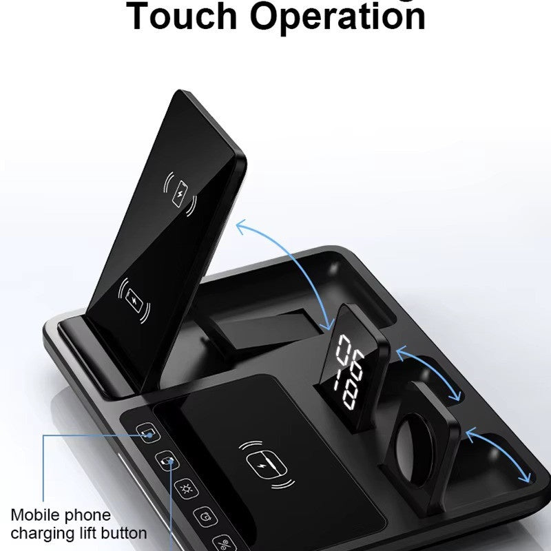 Statie de incarcare wireless, 30W, cu control tactil si incarcare rapida