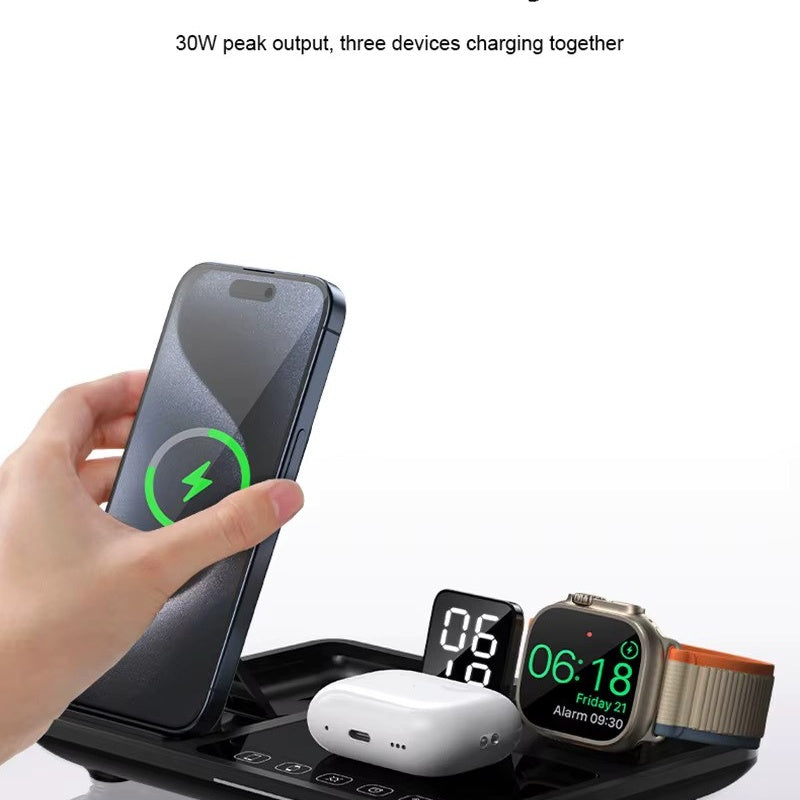 Statie de incarcare wireless, 30W, cu control tactil si incarcare rapida