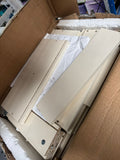 RESIGILAT — Noptiera minimalista din PAL cu 2 sau 3 sertare Cu 2 sertare / Crem 32.5 x 26 x 48 cm · Acceptabil #001