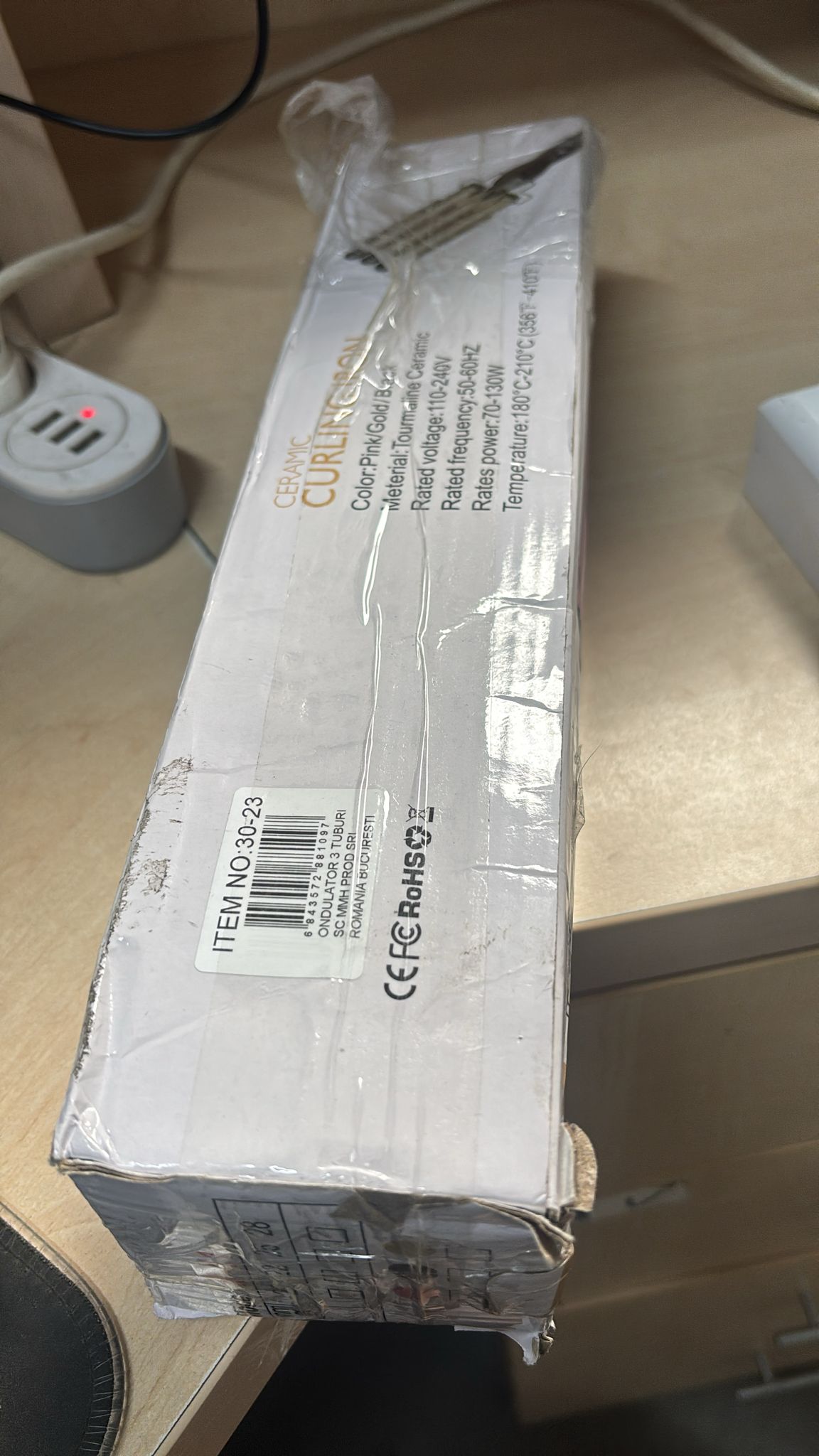 RESIGILAT — Ondulator de par, 3 tuburi 25 mm, temperatura 170-220 °C · Bun #001