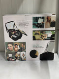 RESIGILAT — Geanta Cosmetica Pentru Make-up cu Oglinda LED  cu Touch, 26x23x11 cm Negru · Acceptabil #006