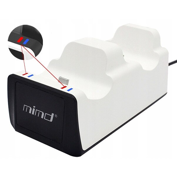 Statia de incarcare Dual Usb Playstand pentru PlayStation 5 PS5, Negru