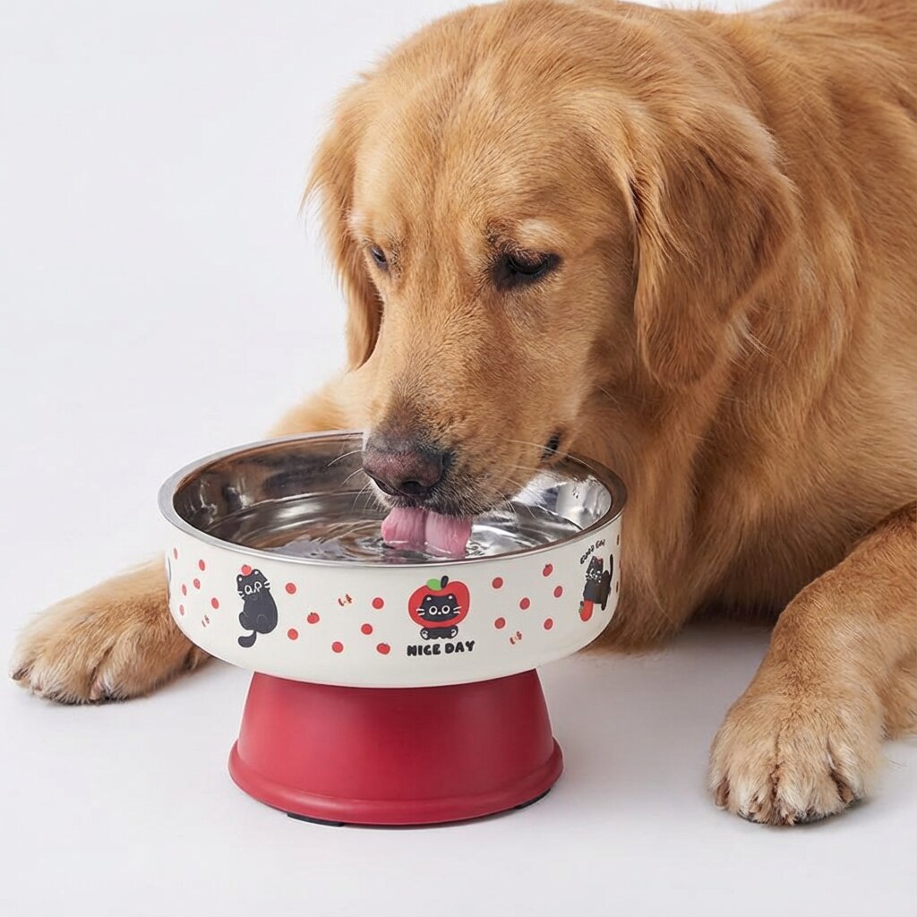 Bol ecologic pentru pisici si caini, 17.5 x 17.5 x 11 cm