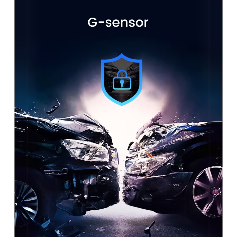 Camera video auto DVR 2K, cartela SIM 4G, monitorizare parcare 24h, 2 camere fata-spate, monitorizare parcare, control din aplicatie, G-senzor, inregistrare in bucla, vedere nocturna, unghi vizual larg, display LCD 3 inch