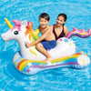 Saltea gonflabila pentru copii, Intex Ride - on, Unicorn, multicolor, 163 x 86 cm