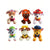 Set 6 Jucarii muzicale din plus Patrula catelusilor, 24 cm