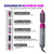 Set perie de par 5 in 1, 1000W, cu capete detasabile, design portabil, 32x15x5cm