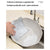 Set 10 lavete din microfibra metalica, abraziva, pentru vase, utilizare umeda si uscata, 20 x 20 cm, argintiu