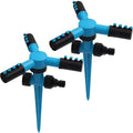 Set 2 Aspersoare pentru Gradina, Rotative 360 Grade, Unghi Reglabil