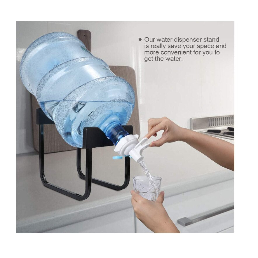 Suport pentru dozator bidon de apa, negru