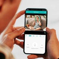 Camera dubla de supraveghere, 3MP, WiFi, Rotire 360°, HD, Senzor miscare, Alb/Negru - imagine 3