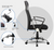 Scaun de birou ergonomic, mesh, inaltime reglabila, mecanism tilt, Negru