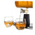 Set Decantor Whisky sub forma de corabie cu suport de lemn si 4 pahare, 1100ml
