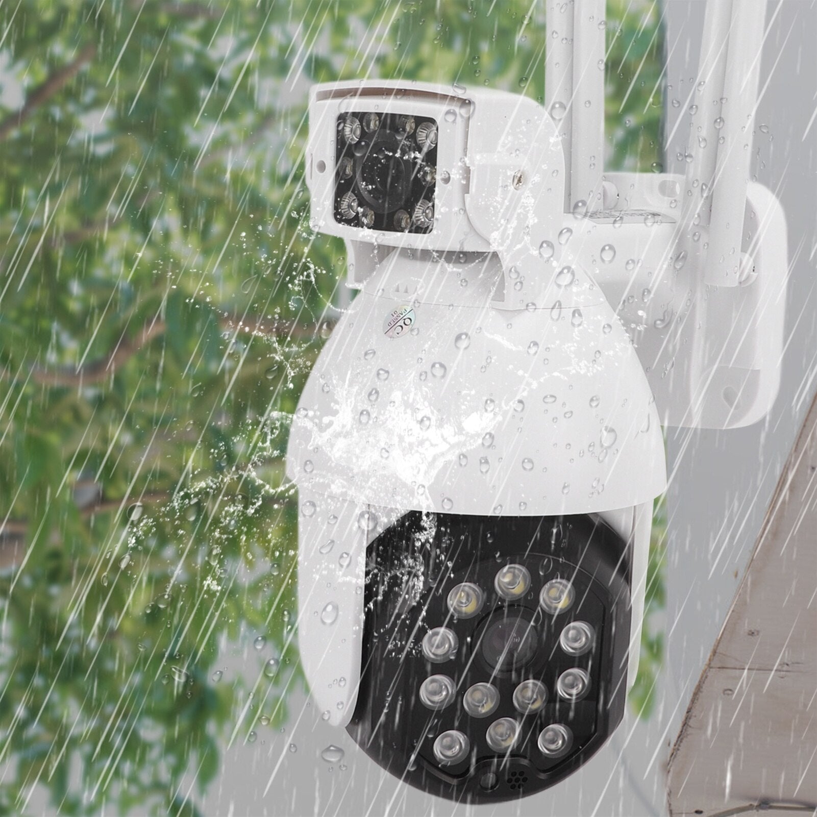 Camera de supravechere PTZ, camera Duala ,Lumina Infrarosie 40m, Iluminare LED, Control Miscare Vertical + Orizontal, Difuzor Audio si Microfon, Detectarea Miscarii, ONVIF, Cloud, MicroSD