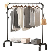 Suport simplu de umerase pentru haine, din metal, 150 x 110 x 40 cm - imagine 5