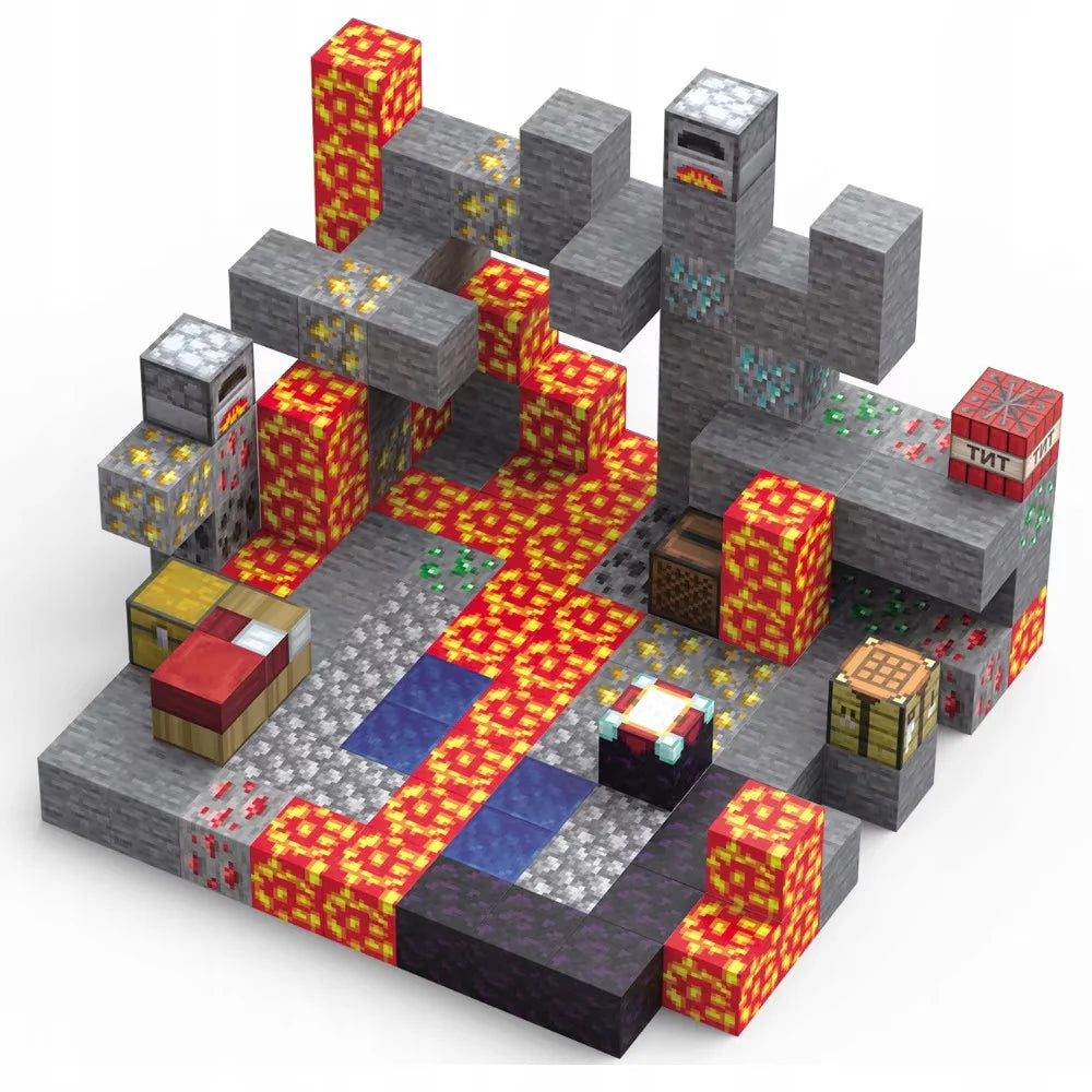 Blocuri magnetice de constructie 3D, 2.5 cm