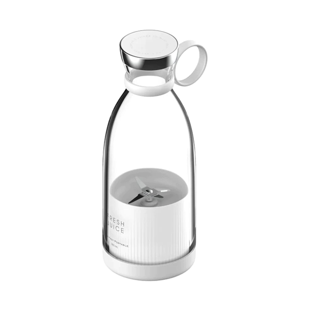 Mini Blender portabil - Smoothie & Shake, incarcare usb 6 Lame otel Inoxidabil,  380 ml