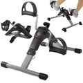 Mini bicicleta de antrenament pentru maini si picioare, inaltime reglabila, afisaj LCD, 100kg, negru