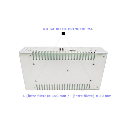 Sursa alimentare profesionala 12V 30A comutatie carcasa metalica cu ventilator