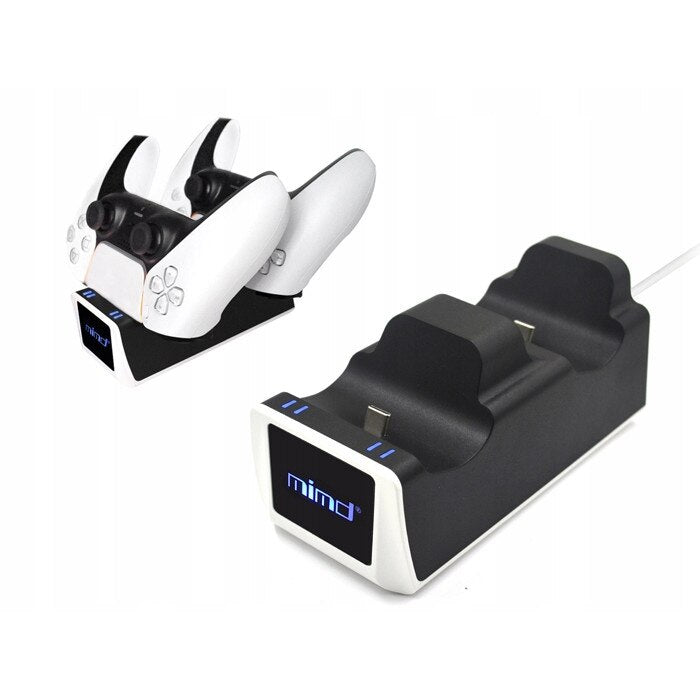 Statia de incarcare Dual Usb Playstand pentru PlayStation 5 PS5, Negru