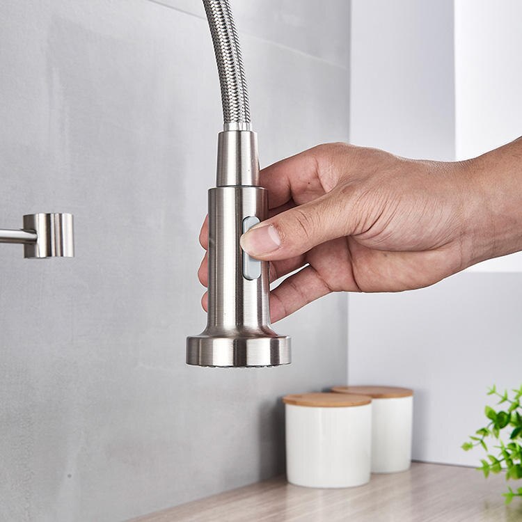 Baterie profesionala, cu dus flexibil, 2 functii de curgere a apei