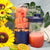 Mini Blender Portabil Electric, Cu Acumulator, 2 Recipiente, 6 Lame 3D, 300 ml, 40W, Capac Inclus, Albastru