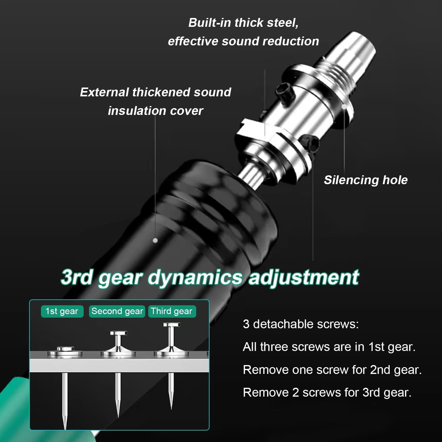 Pistol manual pentru fixarea cuielor in beton/perete
