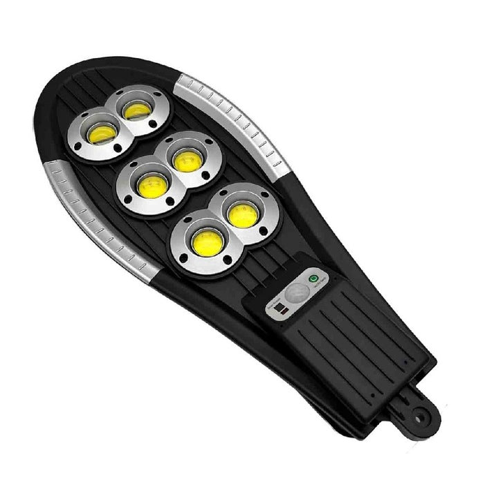 Lampa solară LED Exterior 200 COB cu Senzor de Mișcare, Telecomandă și 3 Moduri – Ultra Luminoasă, Rezistentă la Intemperii, Ideală pentru Curte,  Grădină, Terasă