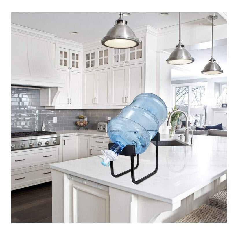 Suport pentru dozator bidon de apa, negru