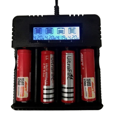 Incarcator universal de baterii, capacitate de 4 baterii, iesire 3000mA, pana la 4.2V, ecran LCD si protectii - HD8992A