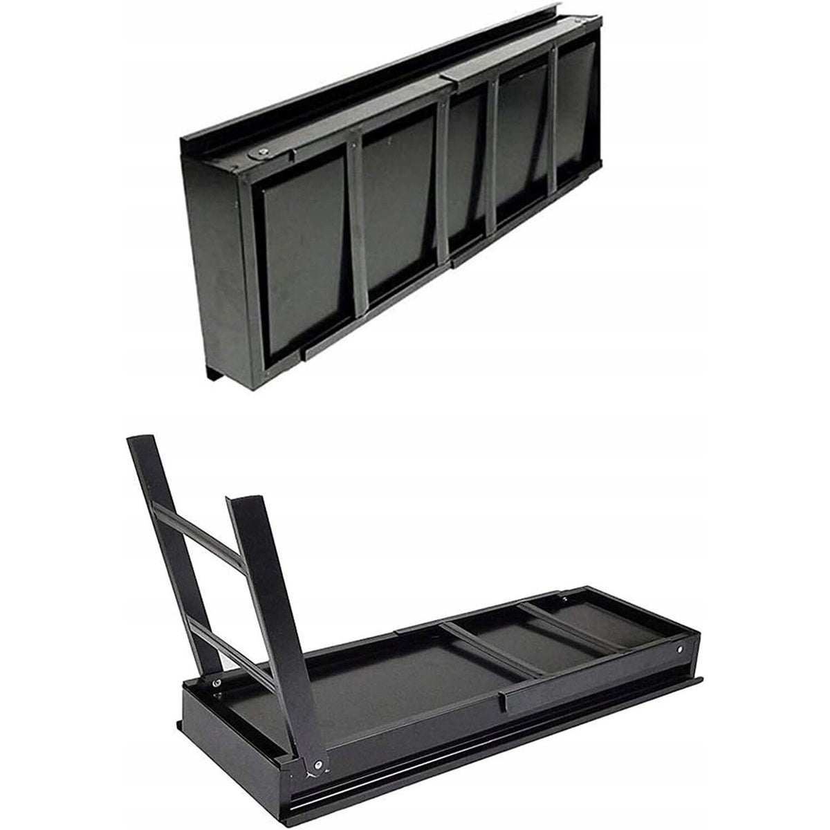 Gratar de gradina pliabil si portabil, 60x22x33cm, negru