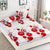 Husa de Pat cu Elastic din Bumbac Finet + 2 Fete de Perna, Pat 2 Persoane – Christmas Collections 180 x 200 cm