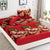 Husa de Pat cu Elastic din Bumbac Finet + 2 Fete de Perna, Pat 2 Persoane – Christmas Collections 180 x 200 cm
