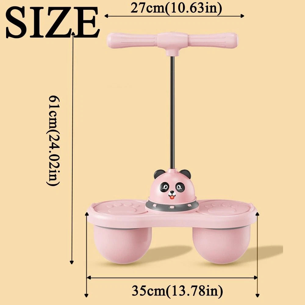 Jucarie de Sarituri pentru Copii cu Maner Ergonomic si Baza Antialunecare – Design Panda